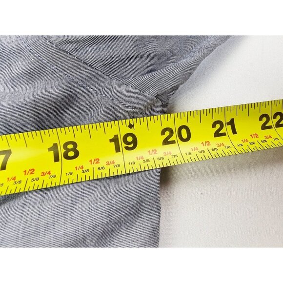 Duchamp London Size 14.5 Small Tailored Fit Gray Long Sleeve Cotton Shirt - Picture 2 of 10